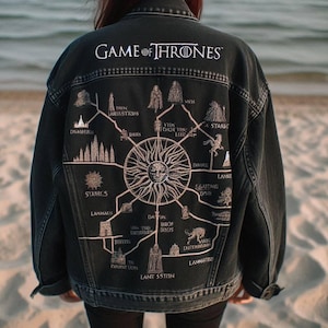 Hand-Painted jacket, custom Hand-painted cloth, Unique Personalized Your Idea