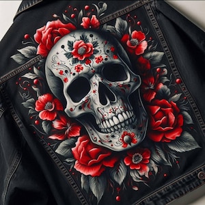 Hand-Painted jacket, custom Hand-painted cloth, Unique Personalized Your Idea