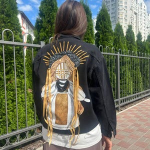 Hand-Painted jacket, custom Hand-painted cloth, Unique Personalized Your Idea