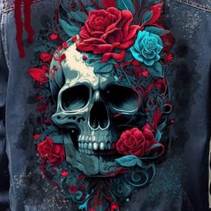 Hand-Painted jacket, custom Hand-painted cloth, Unique Personalized Your Idea