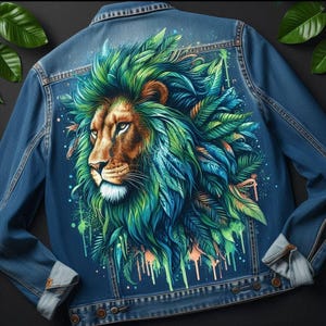 Hand Painted Jacket Made to Order: Painted Denim Jacket, Unique Personalized Clothes for Any Your Idea, Custom Jean Jacket for Men or Women!