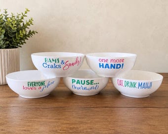 Mahjong Candy Bowl- New Designs