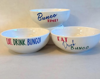 Bunco Candy Bowl