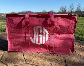 Personalized Monogram Decal – DIY for Oversized Storage Bags