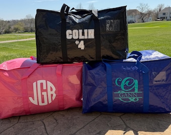 Personalized Oversized Storage Bag | College Move-In Essential