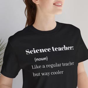 Funny Science Teacher Tee: Airlume Cotton Chemistry Top