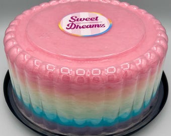 Rainbow Cotton Candy Cake Parties Gifts Holidays