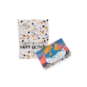 Allosaurus Baby Birthday Greeting card