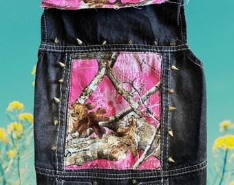 Chaleco punk con tachuelas para mascotas – Country Queer
