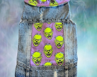 Punk Rock Pet Vest: Zombie Vest