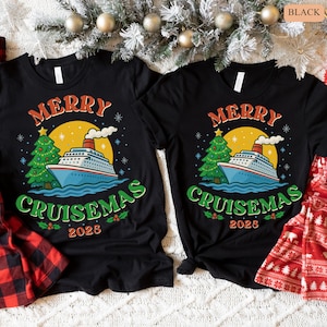 Custom Merry Cruisemas Shirt Family Christmas Cruise Shirt Christmas Cruise Vacation Christmas Holiday Trip Xmas Matching Cruise Group Tee
