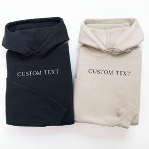Custom Text Hoodie, Personalized Custom Hoodie, Custom Made Matching Hoodie, Your Photo Hoodie, Custom Business Logo Top, Add Your Own Text