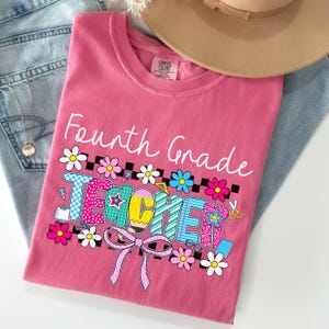 Comfort Colors Fourth Grade Teacher Shirt 4th Grade Teacher Teacher Appreciation Gift 4th Grade Teaching Tee Fourth Grade Elementary School