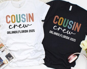 Personalized Cousin Crew Shirt Custom Matching Cousin Shirt Cousin Trip Custom Family Reunion Tee Cousin Crew Kids Youth Toddler Adult Shirt