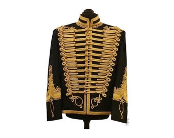 メンズ ナポレオン軽騎兵隊 レッドウール 戦争 ミリタリー