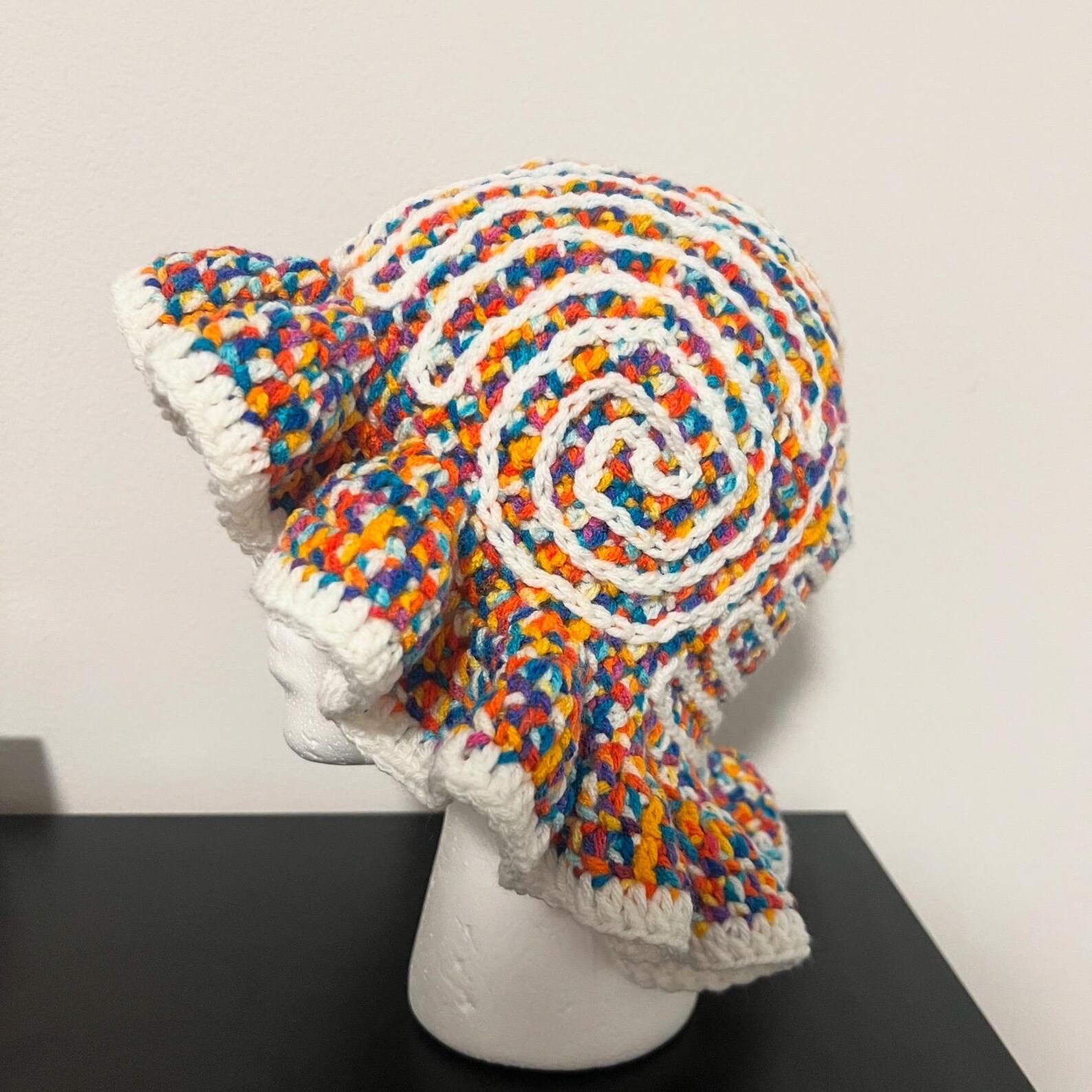 Schatzi Rainbow Embroidered Bucket Hat