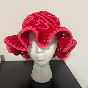 Strawberry Shortcake Hat / Crochet Bucket Hat
