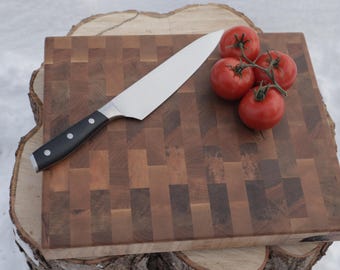 Planche à découper en érable à grain fin fabriquée à la main à partir d'érable muskoka