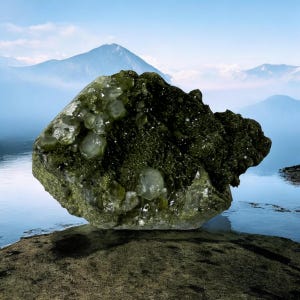 Forest Fairy Epidote & Quartz Raw Turkey Mineral