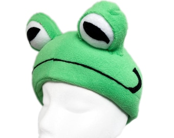 Green Frog Hat, Five Different Sizes
