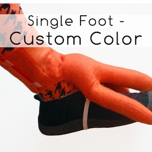 SINGLE FOOT, Custom Color. Four Sizes. Optional Talons. Bird, Monster.
