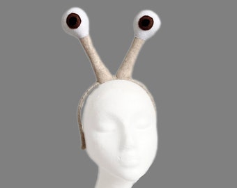 Realistic Color Snail Eyeballs on Stalks Headband