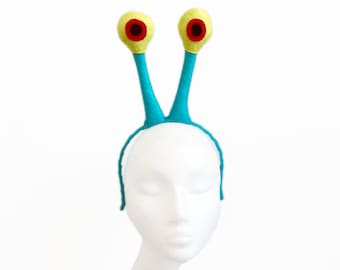 Cartoon Snail Eyeballs on Stalks Headband