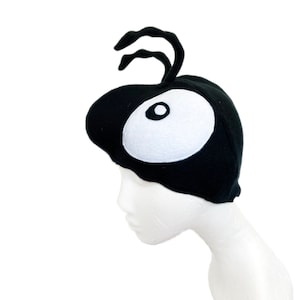 Cartoon Ant Hat, Black, Gag Gift, Bug, Funny, Silly