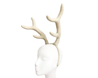 Antlers on Headband, Soft Sculpture, LARP