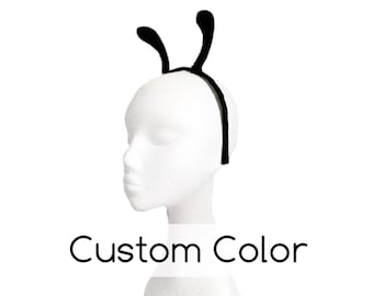 Simple Antenna. You Choose Color. Bug, Fairy on Metal Headband. Felt. Halloween, Purim.