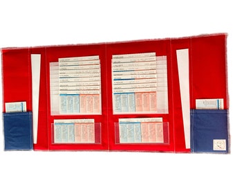 Strat-O-Matic Baseball Card Organizer, Advanced or Basic Play Available, Optional Custom Colors