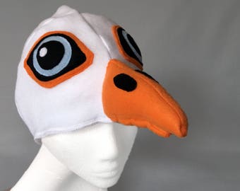 Goose Hat, White or Grey, Fleece Cartoon Play Bird, Charolette's Web, Book Day