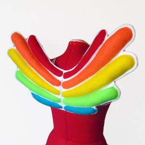 READY to SHIP Rainbow Pegasus Wings
