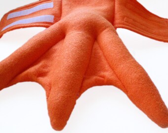 Orange Webbed Feet. Four Sizes. Bird, Duck, Puffin Costume.