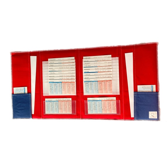 Strat-o-matic Baseball Card Organizer, Advanced or Basic Play Available,  Optional Custom Colors - Etsy