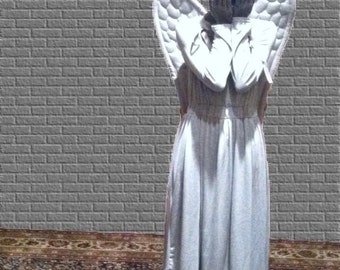 Angel Wings, Two Grey color options. Two Sizes. Gray.