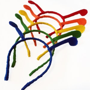 Set of 5 Antenna. You Choose Colors. Insect, Bug, Butterfly, Fairy Party, Birthday Favor, Metal Headband. Antennae, Halloween, Purim