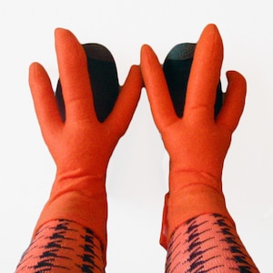Bird Chicken Feet, Orange. Four Sizes. Costume. Original design.