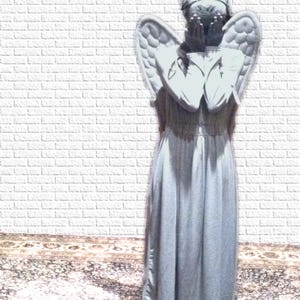 Angel Wings, Two Grey color options. Two Sizes. Gray.