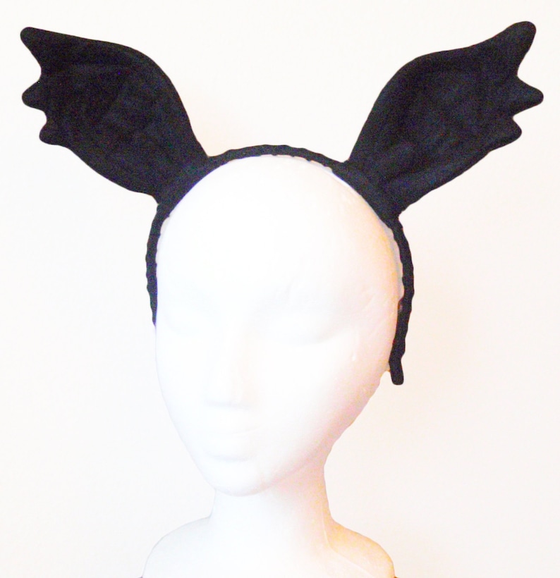 Bat Ears Black. Vampire. Cosplay Anime. Etsy