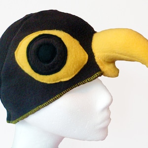 Bird of Prey hat. 5 Sizes. Peregrine Falcon, Eagle, Hawk, Raptor. Brown.