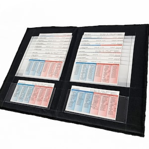 Organizador de cartões Strat-O-Matic, beisebol, jogo avançado ou básico disponível, cores personalizadas opcionais