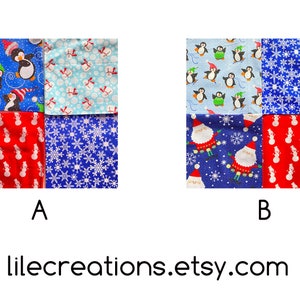 Fabric Wrapping Paper Alternative, Reusable Christmas Fabric Gift Bags image 8