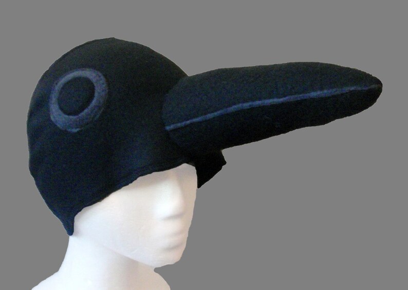 Halloween Raven Hat. Black Crow, Magpie. Five Sizes. Etsy UK