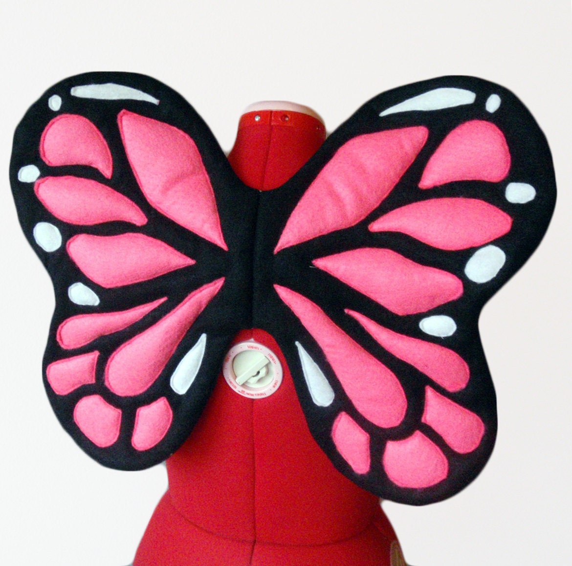 Bright Pink Butterfly Wings. Monarch Fairy Princess. Felt No - Etsy