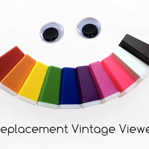 Viewer Replacement, Nostalgic Opaque Viewfinder. USES SLIDE FILM, no image included.