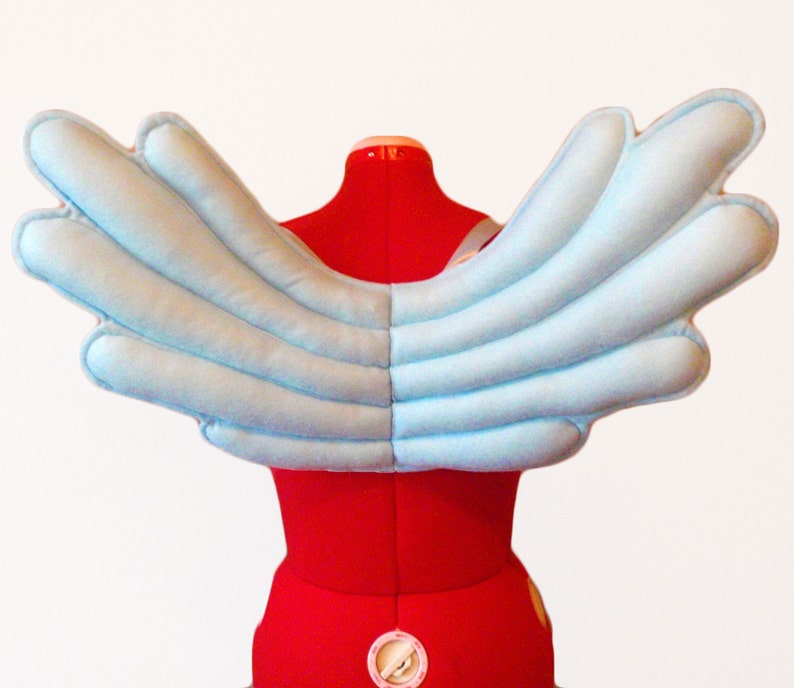 Light Blue Pegasus Wings. Qulaity Construction, Durable. image 1