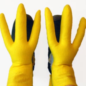 Bird Feet, Yellow. Four Sizes. Optional Talons. Costume. image 1