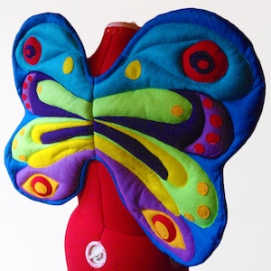 HUNGRY CATERPILLAR inspired WINGS. Three Sizes. Optional Antenna.