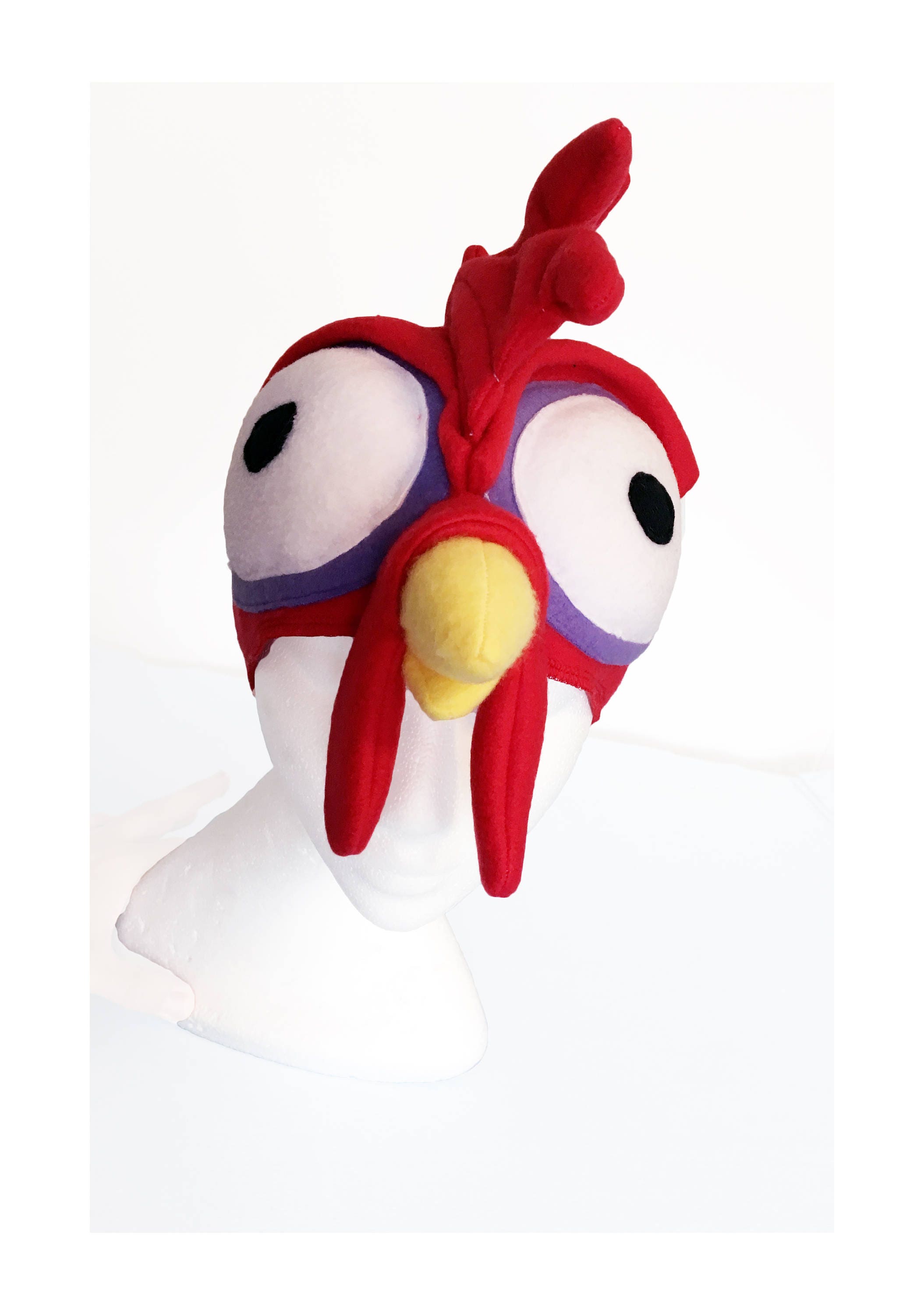 Heihei Inspired Chicken Hat Moana Hei Hei Bird Fleece Five Etsy Hong Kong